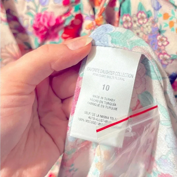 NWT Favorite Daughter The Barely Holding It Together Pink Floral Mini Dress 10 - Picture 12 of 12
